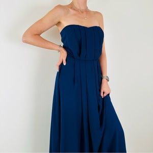 beaded satin maxi dress Blue Beaded Halter Mermaid Satin Long Formal Dress, Blue Satin Sweethe –  Cutedressy
